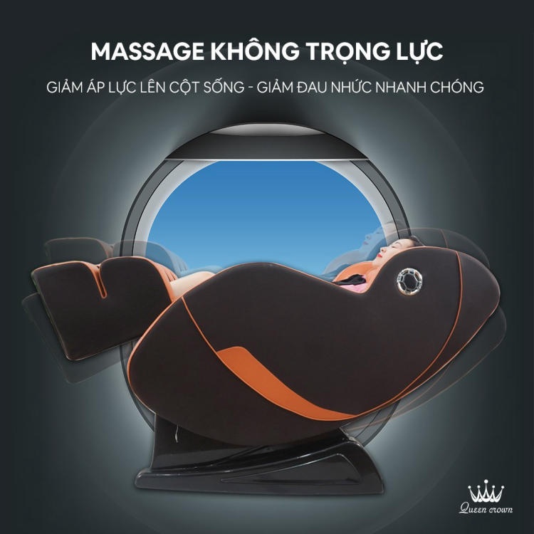 Ghe Massage Queen Crown Qc T19 Co Tinh Nang Massage Khong Trong Luc