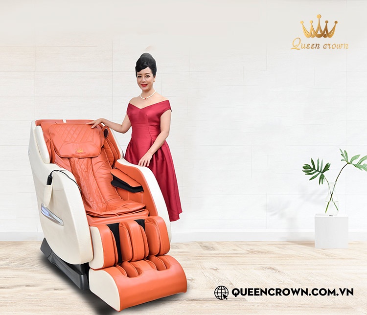 Ghế massage Queen Crown QC SL8 Pro có thiết kế đẹp mắt