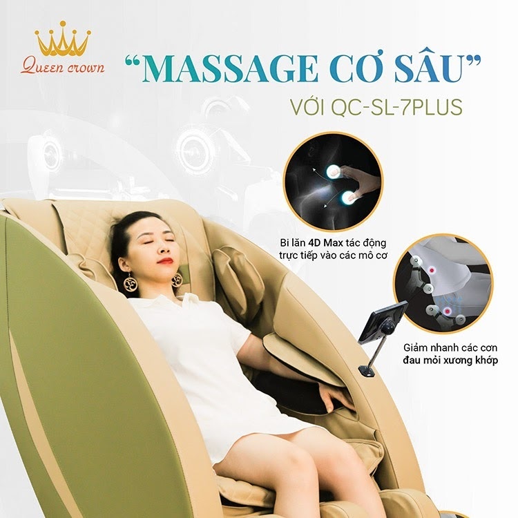 Ghe Massage Queen Crown Qc Sl7 Plus