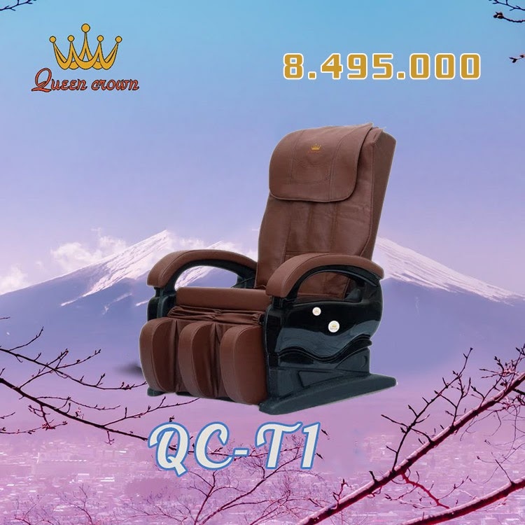 ghế massage dưới 10 triệu Queen Crown QC T1-9