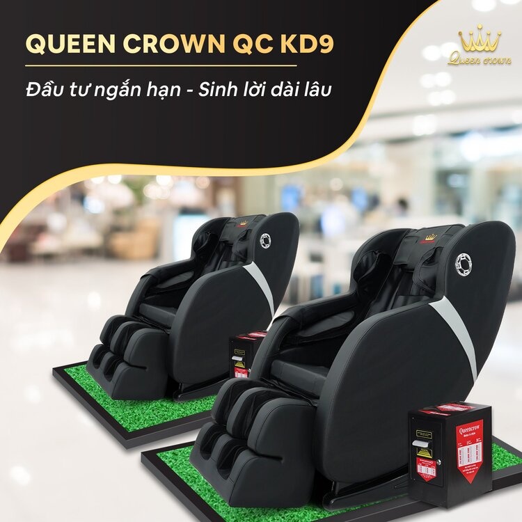 Ghe Massage Kinh Doanh Queen Crown Qc Kd9 Dau Tu Ngan Han Sinh Loi Lau