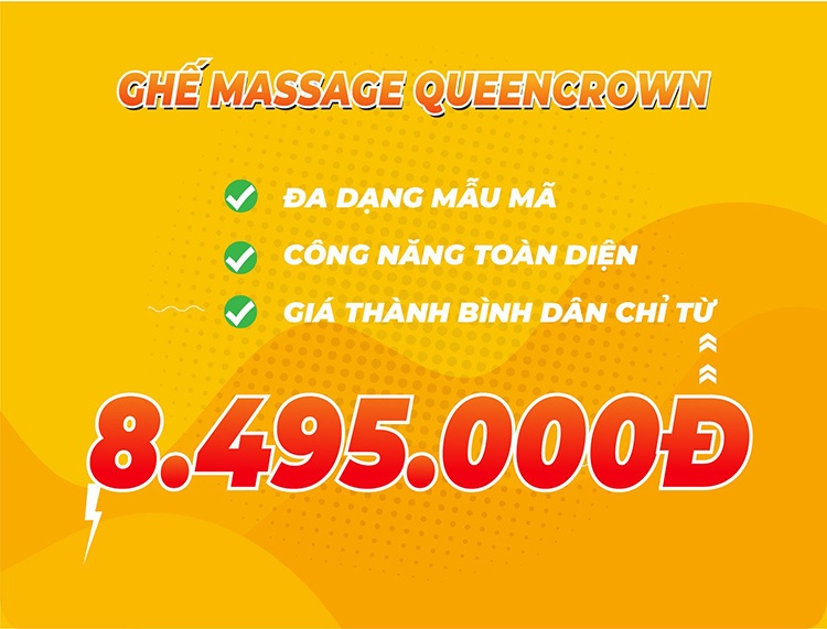 Ghe Massage Queen Crown Co Gia Thanh Re