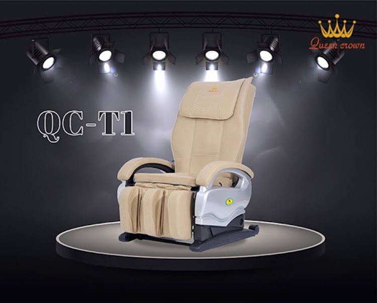 Chọn ghế massage Queen Crown QC T1 thay ghế massage dưới 5 triệu