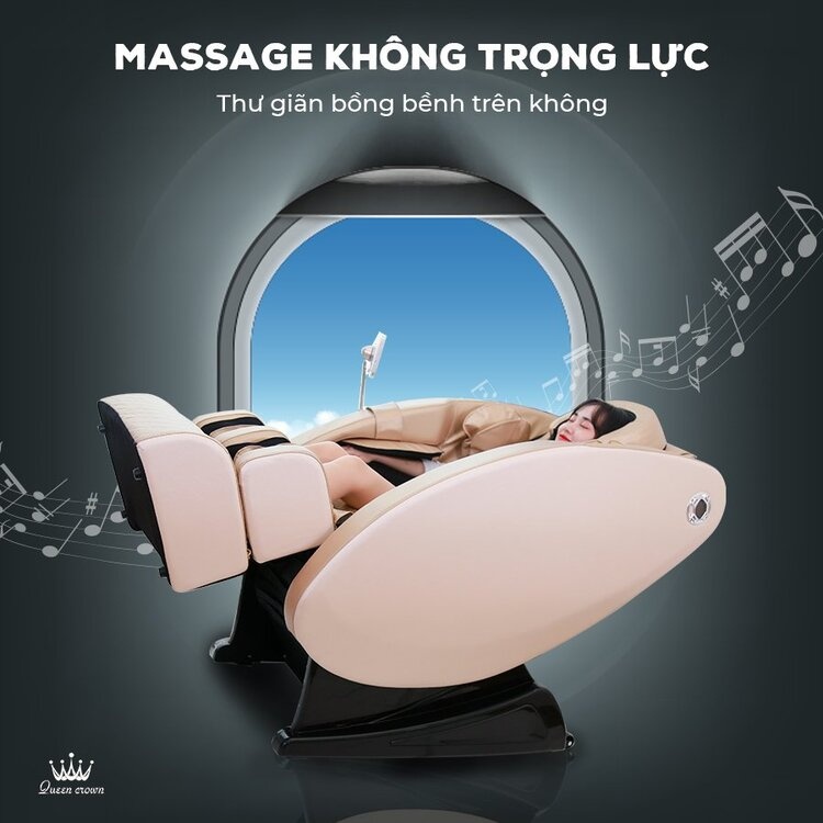 Ghe Massage Queen Crown Qc V5 Co Tinh Nang Khong Trong Luc
